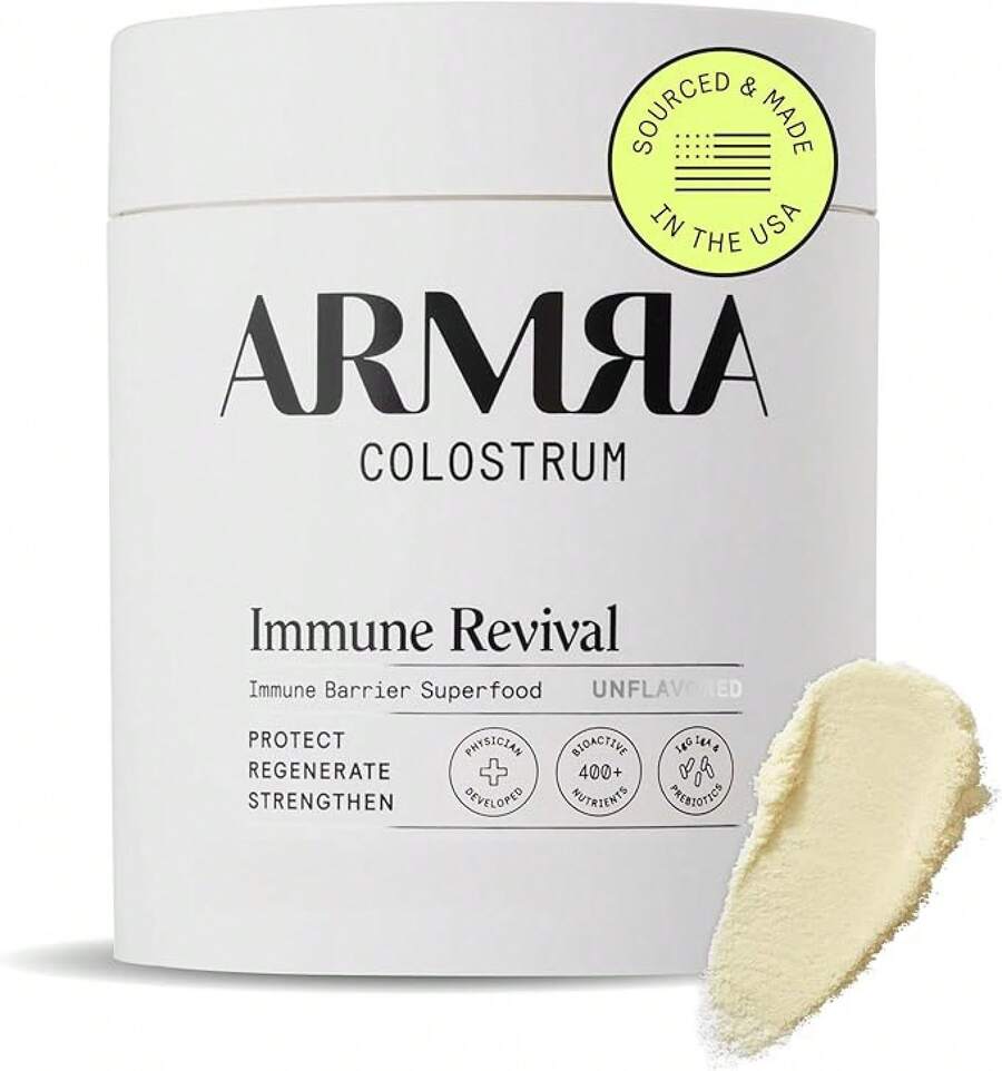 ARMRA Colostrum ™   Powder |   Unflavored |   Gut Health & Bloating |   Skin & Hair |   Immunity |   Keto, Gluten & Fat-Free |   120 Servings - 1PCS - 查看 1