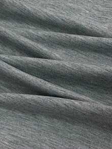 欧美风女式弹力休闲纯色紧身喇叭裤，适合运动、日常穿着，四季皆宜 - 灰色 - 查看 3