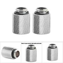 2pcs Water Cooling G1/4 Male To Female Extender Fitting Adapter Screw Seat (20mm)