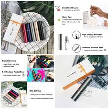 Perfume Spray Atomizer, Travel Essentials Women Men, Refillable Perfume Bottles, Perfume Spray Container, Portable Easy Pump Refilled 5ml Bottle Flying, Purse, Vaction - Silver - View 1