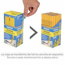 WOLFPACK LINEA PROFESIONAL Lapiz Carpintero Standar Caja 72 Lapices. Marcador Carpinteria, Albañileria - Amarillo - Ver 4