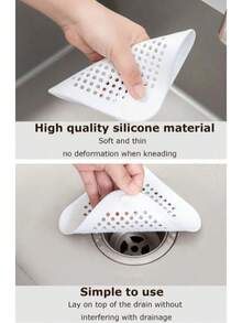 Sewer With Suction Cup, Floor Drain Mat, Kitchen, Bathroom, Anti Clogging Hair Filter