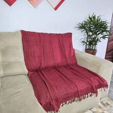 Kit Of 2 Blankets For Giant Luxury Sofa 120x210 Decorative Protective Sofa Cover - Mixed Red - View 4