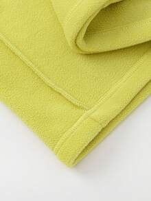 Balabala BalaOne Kids' Anti-Static Fleece Sweatshirt 2025 Winter, Warm Top For Boys & Girls - Yellow Green - View 6