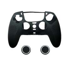 1 Set PlayStation5 Elite Controller Silicone Protective Case + 2pcs Joystick Cap, Anti-Drop, Anti-Scratch, Anti-Slip, Anti-Sweat, Anti-Dust, Enhancing Gameplay Experience - Multicolor - View 9