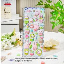 1pc Thick Cute 3D Animal Foam Sticker, Decorative Soft Sticker For Phone Case, Suitable For DIY Crafts, Scrapbooking, Notebooks, Laptops, Water Bottles, Diamond Art, Fun Design, High-Quality Decals, Decorative Stickers, Creative Decoration. [Random Style Color, Random Color Variation] - Multicolor - View 3