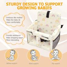 وسادة كرسي عربة التسوق/الكرسي العالي/كرسي الطعام للأطفال، ناعمة ومريحة، وسادة مقعد متعددة الوظائف للأطفال قابلة للحمل