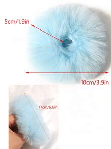 Bộ 2 chiếc dây buộc tóc bông xù và xoắn tóc, phụ kiện tóc, dây buộc tóc kiểu scrunchie, dây buộc tóc đuôi ngựa, phụ kiện làm đẹp nhà cửa, phòng ngủ, dây chun buộc tóc, thích hợp cho du lịch, sinh nhật. - xanh nhạt - Xem 4