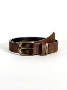 1 Stück vintage braunes Leder Gürtel im Boho-Stil, im Used-Look, im Westernstil, breite Taille, Modezubehör für Lässig Hosen, Kleider, geeignet für Alltag, Arbeit, Party, Date, Herbst/Winter Reisen