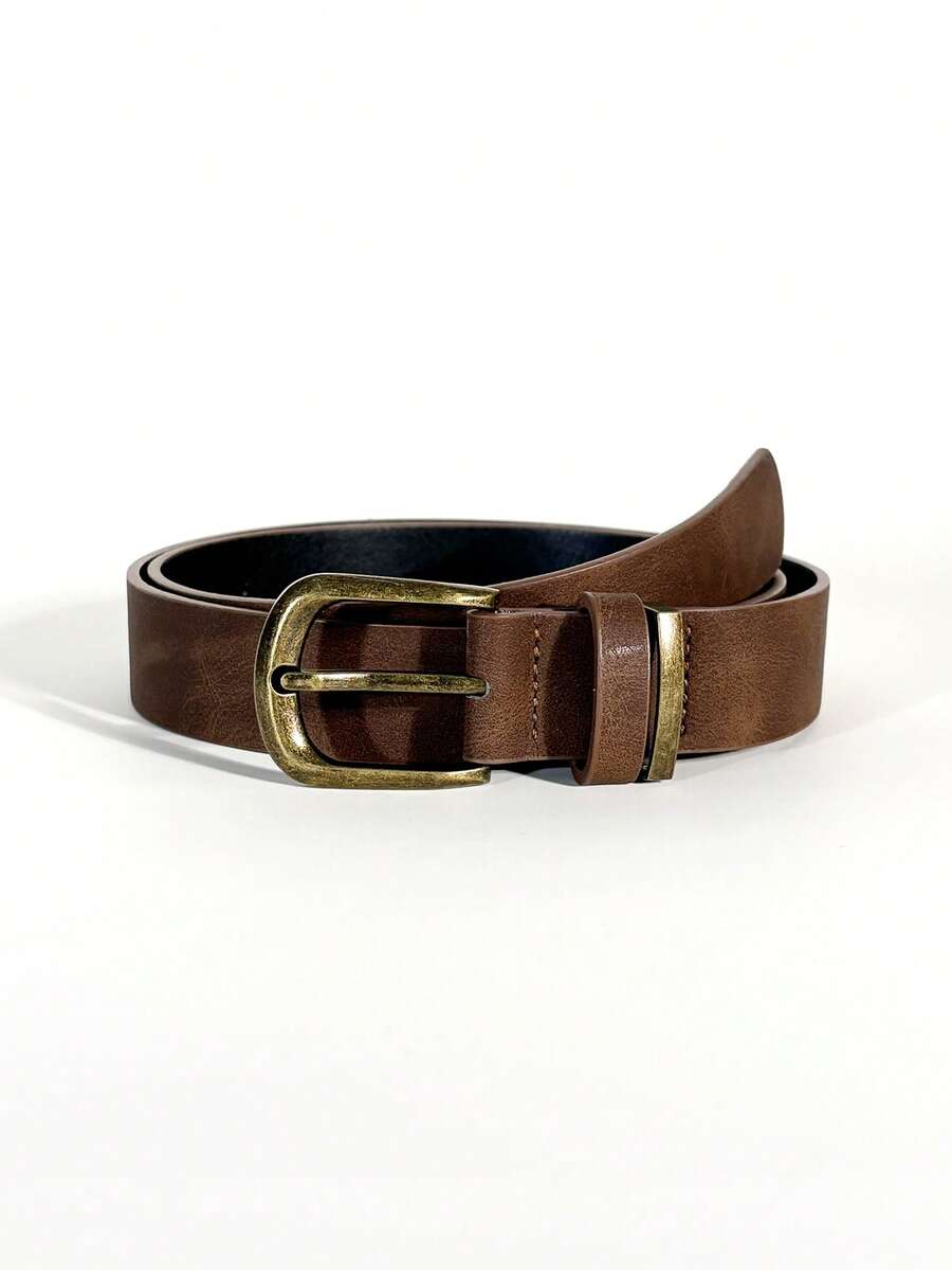 1 Stück vintage braunes Leder Gürtel im Boho-Stil, im Used-Look, im Westernstil, breite Taille, Modezubehör für Lässig Hosen, Kleider, geeignet für Alltag, Arbeit, Party, Date, Herbst/Winter Reisen