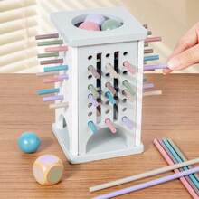 Children's Wooden Stick Balance Game Stick Kindergarten Concentration Training Board Game Logical Thinking Puzzle Interactive Toy Concentration Balance Wooden Stick Training Children's Puzzle Parent-Child Toy Party Desktop Interaction Wooden Toy Gift - Multicolor - View 5