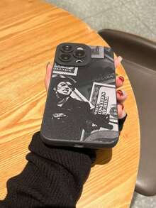 Gun Man Dollar Sign Collage Pattern Shockproof Phone Case Compatible With IPhone 16 Pro Max, 14, 13, 12, 11 Pro Max, XS Max, X, XR, 8, 7, Suitable As Birthday Gift, For Girlfriend, Boyfriend Or Personal Use Waterproof Anti-Fall Scratch Resistant,Suitable For IPhone 17 Air - 黑色 - 查看 4