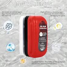 2 - Pack Automotive Oil Film Cleaning Brush Car U2013 Glass Cleaning Board, Anti - Fog Rain Glass Cleaner, Interior Exterior Use, Effective Oil Film Remover Windshield And Window Cleaning - 首字母 2PCS - 查看 3