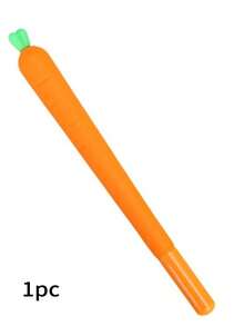 12pcs/Set Cute Cartoon Radish Shaped Neutral Pens, High-Quality Student Stationery, Creative Children's Festival Gift, Black Ink