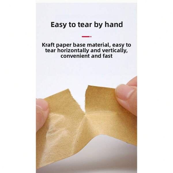 This Heavy-Duty Kraft Tape , Has An Uncoated Surface And Can Be Written, With A Brown Appearance, Suitable For Shading, Sealing And Packaging.