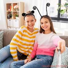 Butterfly Antenna Headband For Women And Men Ladybug Alien Antenna Headband For Adult Insect Costume