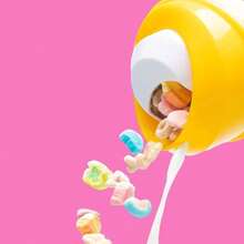 - - Black - A Portable Cereal Cup Keeps Your Cereal Crunchy - Estándar + amarillo - Ver 6