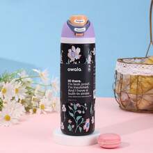 NEW Original 24 Oz/32 Oz Limited Edition Water Bottle, Sports Water Bottle, Leakproof With Pop-Up Lid, Available In A Variety Of Colors, A Water Bottle Designed For Water Drinkers, Suitable For Fitness, Running, School, Halloween, Thanksgiving Day, Christmas Day Gifts, Gift For Her, New Fashion Women Water Bottle For Women - Multicolor - View 32