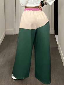 In Autumn And Winter, The New Sports Street College Style Plus Size Number Print Drawstring Waist Pants Are Suitable For Music Festivals, Concerts, Stages And Stage Performances, Daily Travel