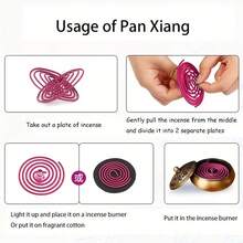 22/50/100 piezas Incienso en espiral con fragancia de Sakura de primera calidad, incienso en espiral con aroma a Sakura, adecuado para meditación, yoga, decoración del hogar, oficina, purificación del aire del hogar, excelente regalo para Acción de Gracias, Pascua y otras festividades