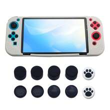 1 Set: 1pc Silicone Protective Case + 10pcs Joystick Cap For Nintendo Switch OLED, Anti-Drop, Anti-Dust, Anti-Scratch, Enhanced Gameplay Experience - Multicolor - View 10