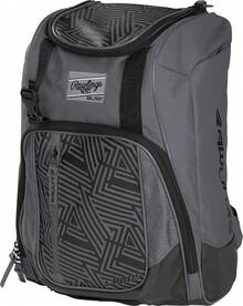 Rawlings |   Serie CHAOS Mochila |   Juventud |   Béisbol y Softbol Fastpitch |   Varios colores - Grafito - Ver 4