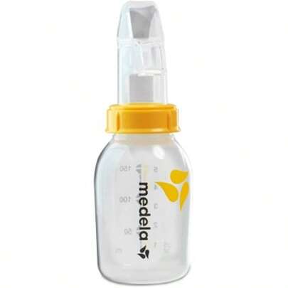 Medela "SoftCup - Biberón Cuchara de Silicona Flexible para Lactancia Controlada, Ideal para Bebés Prematuros y Recién Nacidos, Transición Suave entre Lactancia Materna y Biberón, Diseño  y Libre de BPA para una Alimentación Confortable, Promueve el Succión Natural y Minimiza el Riesgo de Atragantamiento, Material de Alta Calidad Fácil de Limpiar y Esterilizar, Recomendado por Pediatras, Perfecto para Bebés con Necesidades Especiales"