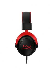 HyperX Tai nghe chơi game Cloud II với card âm thanh USB, âm thanh vòm 7.1, đệm tai bằng mút hoạt tính, khung nhôm bền chắc, micro có thể tháo rời, tương thích với PC và máy chơi game. - Đen và đỏ - Xem 4