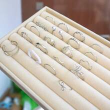 Set de 20 de inele cu perle artificiale, flori și frunze goale, potrivite pentru purtarea zilnică a femeilor