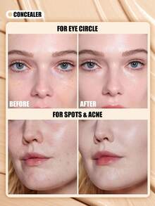 HANDAIYAN Corrector de 8 colores con acabado natural, maquillaje de contorneado apto para uso diario, vacaciones, fiestas y viajes, adecuado para otoño/invierno