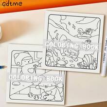 1pc SUNNY DAYS FUZZY BUDDIES Coloring Book [Cute] Kid Graffiti Painting Book Featuring Adorable Creatures Painting Book Montessori Drawing Toys Creative Gift .Easy To Color With Lines Colouring Books Featuring Plants Colouring Book Adults Gifts For Friends Couples&Family Back To School Season School Supplies. - 20x20cm 24pages - View 9