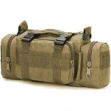 3P 军用行李包腰包，Molle 防水腰包，相机包，迷彩 EDC 实用袋斜挎包，带肩带 - 彩色 - 查看 8