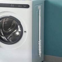 Set de 3/6 cepillos para lavadora, cepillos de limpieza reutilizables con mango largo y cerdas anguladas, herramienta de limpieza de material plástico para el tambor y las grietas de la lavadora del hogar