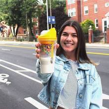 - - Black - A Portable Cereal Cup Keeps Your Cereal Crunchy - Estándar + amarillo - Ver 3