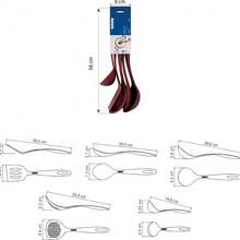 Tramontina Conjunto Utensílios Cozinha Tramontina 5 Peças Ability