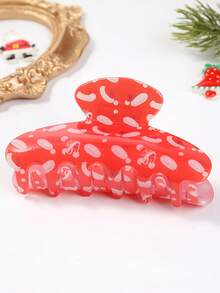 3 piezas de pinzas para el cabello de 8 cm con diseño minimalista navideño, adecuadas para atuendos y fiestas festivas