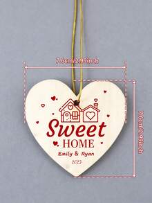 Decorazioni natalizie personalizzate con nome, decorazioni per albero di Natale personalizzate, ornamenti natalizi personalizzabili, regali di Natale con testo personalizzabile, ciondolo a forma di cuore natalizio, decorazioni natalizie fai-da-te, Natale, decorazioni per feste, decorazioni per il soggiorno, interno, esterno, giardino, decorazione per la stanza, ragazzi, ragazze, mamma, famiglia