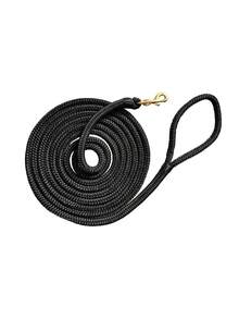 Nylon Horse Lead Rope, Double Braided Horse Lead With Quick Release Snap Clip, Soft Comfortable Handle, Suitable For Daily Use And Competition Equestrian Tack