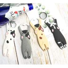 1pc Adorable Cat-Shaped Bottle Opener With Heart Cutout - Durable Plastic, Manual Operation, Perfect For Beer & Dog Lovers, Cute Kitchen Gadget