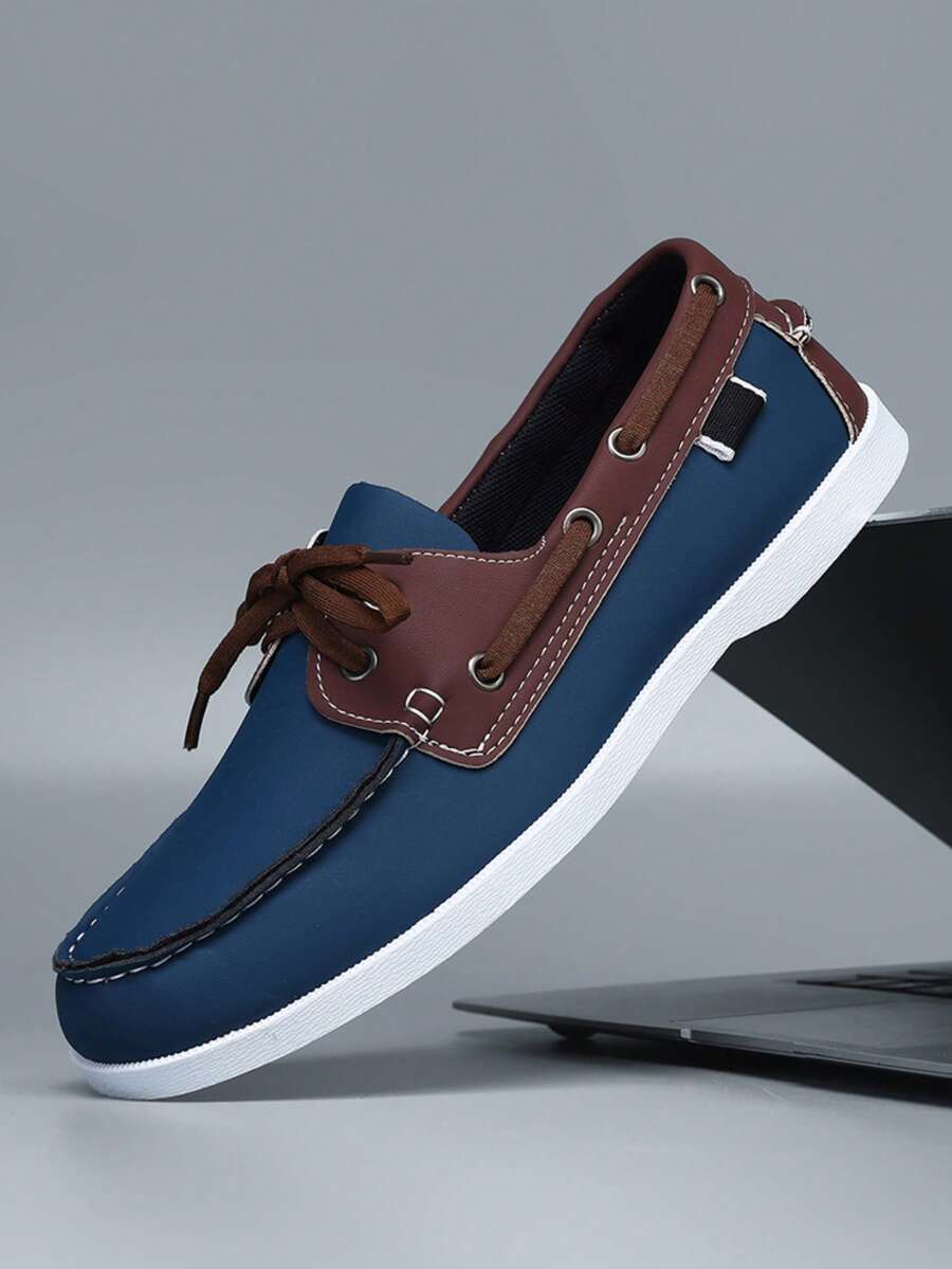 Men's Outdoor Casual Loafers, Featuring A Minimalist Color Scheme, Fashionable And Versatile. Slim Fit, Recommended To Choose Half Size Up For A Comfortable And Loose Fit.