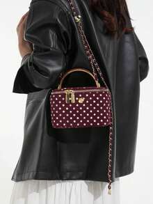 Bolso cruzado versátil para mujer, bolso de hombro elegante, bolso cuadrado minimalista