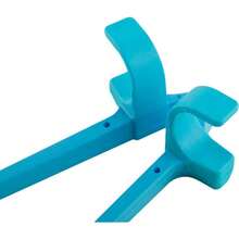 PRO - Palillos de dedo para jugadores, 4 palillos de jugador, agarrador de aperitivos, palillos de patatas fritas, herramienta de aperitivos 4x Pro - 2Rosa2Azul - Ver 10