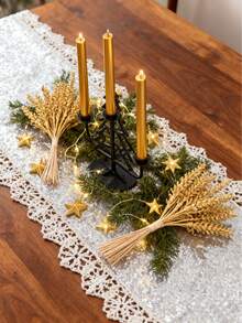 1/3/5/250PCS Artificial Small Golden Leaf Bouquet, Diy Flower Wreath Material, Wedding Decoration, Home Decoration, Valentine's Day Gift, New Year's Gift, Candy Box Packaging, Birthday Party Cake Decoration Material, Home Office Holiday Decoration, Dining Table Decoration, Farmhouse Christmas Center Piece Kitchen Dining Table Decoration, Autumn Home Decoration, Winter Decoration, Halloween Decoration, Christmas Decoration, Birthday Gift