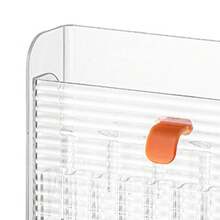 Wall-Mounted Lipstick Organizer Holder Multi-Compartment Makeup Brush Lipstick Holder For Home Vanity Bathroom