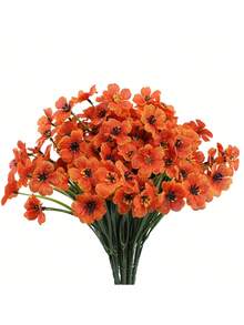 10Pcs 31cm/12.2inch Artificial Plants – UV-Resistant Outdoor Faux Greenery. For Home Decor, Kitchen/Room Decor, And Indoor/Outdoor Hanging Planters As Wall Decor,Garden And Courtyard Decoration, Halloween Decor,Home Decorative Fake Plants,Fall Decor Bedroom,Fall Room Decor,Fall Home Decor,Wedding Items,Autumn Home Decor,Halloween Home Decor,Halloween Decorations.