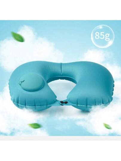 Inflatable Shaped Pillow, Pressure Neck TPU Airplane Milk Zijden Portable Travel view 3