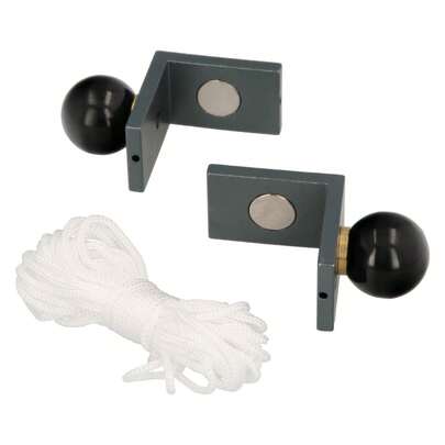 WOLFPACK LINEA PROFESIONAL Juego Angulares Magneticos Para Reglas 40x40 mm. Nivel Pared, Nivelador Pared.