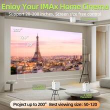 HUASHIJIE 4k Home Ultra HD 5G Projector Multi Functional Immersive Home Cinema, Supports WiFi Connection To Android Apple Phone, Directly Projected White Wall Projector Home KTV Gaming Online Course Bedroom Dormitory, Supports HD Interface, USB Interface Connection, Built In Android System Massive Application Download, Built In Sound System, Outdoor Projection, Christmas And Valentine's Day Gifts4k Home Ultra HD 5G Projector Multi Functional Immersive Home Cinema, Supports WiFi Connection To Android Apple Phone, Directly Projected White Wall Projector Home KTV Gaming Online Course Bedroom Dormitory, Supports HD Interface, USB Interface Connection, Built In Android System Massive Application Download, Built In Sound System, Outdoor Projection, Christmas And Valentine's Day Gifts - Xem 10