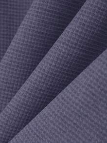 Bộ đồ nam thường ngày 2 món - Áo hoodie và quần ống rộng màu trơn mềm mại, thoáng khí, trang phục thể thao thoải mái phù hợp cho các hoạt động hàng ngày và mặc vào mùa thu. - Màu tím hoa cà - Xem 7