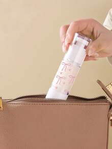 30/50/100ml Butterfly Pattern Transparent Plastic Refillable Travel Bottles, Suitable For Lotions, Creams, Shampoos, Toners Etc., Made Of Durable Quality Plastic, Reliable For Travel Or Home Use - Multicolor - View 9